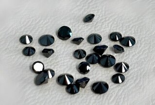 Diamant - 1.00 karaat echte natuurlijke zwarte diamant